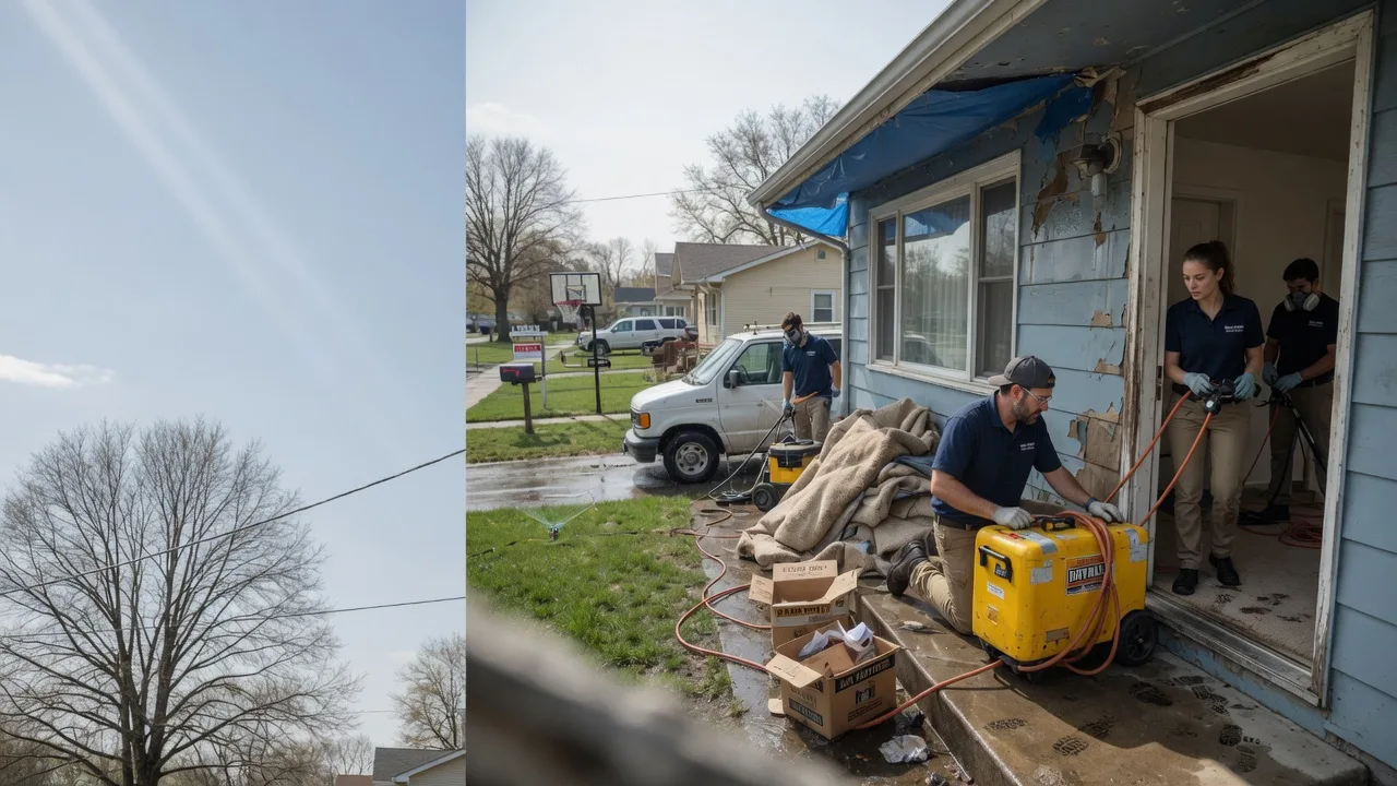 Basement Flood Cleanup in Marseilles, IL near me